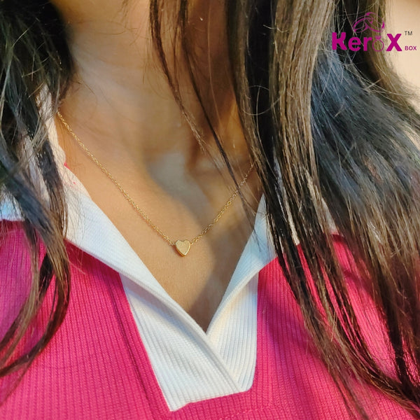 Cute Little Heart Neck Chain – Elegant & Stylish Minimalist Jewelry